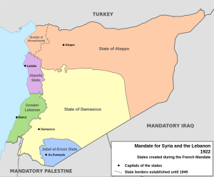 French Mandate Syria and Lebanon