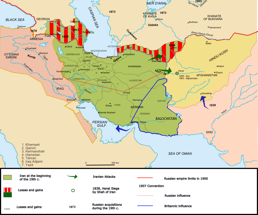 Iran Map 1900