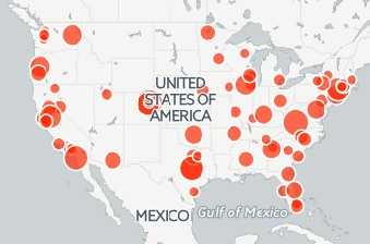 Mass Shootings Map