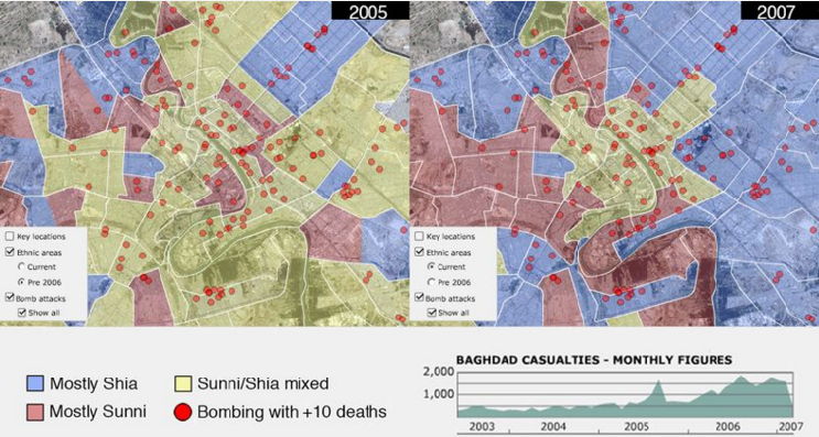 Baghdad Shia-Sunni Map