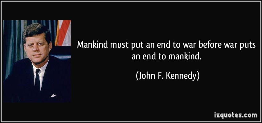 jfk war quote